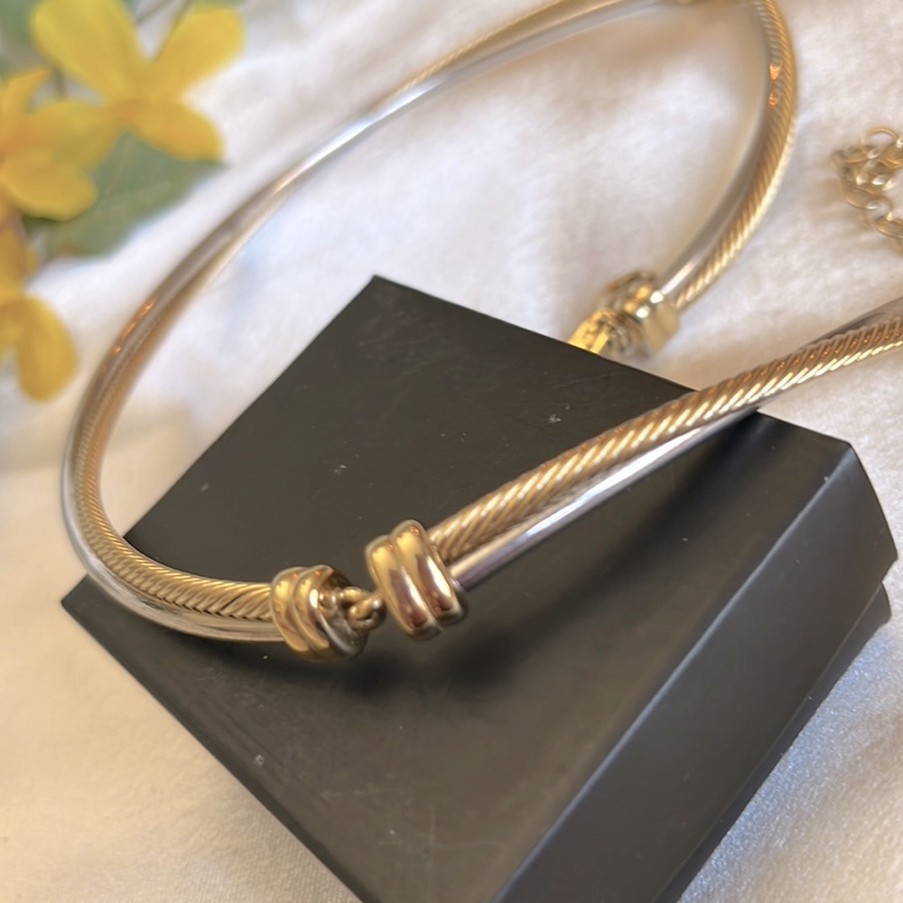 Lia sophia LR Silver & Gold Necklace - Picture 4 of 5
